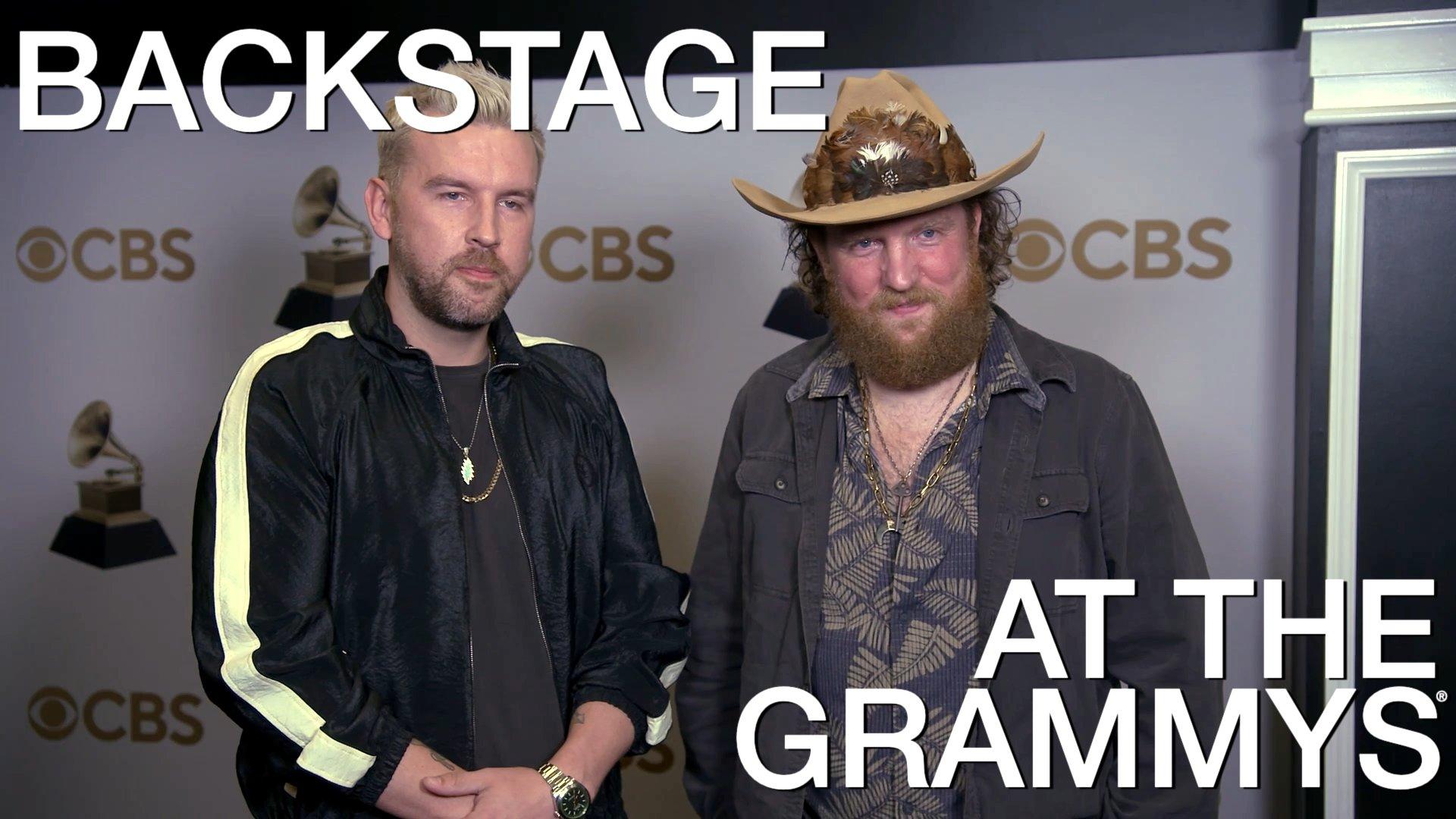 Backstage At The 2022 GRAMMYs W/ Brothers Osborne